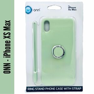 ONN iPhone XS Max Case w/ Ring Stand & Strap